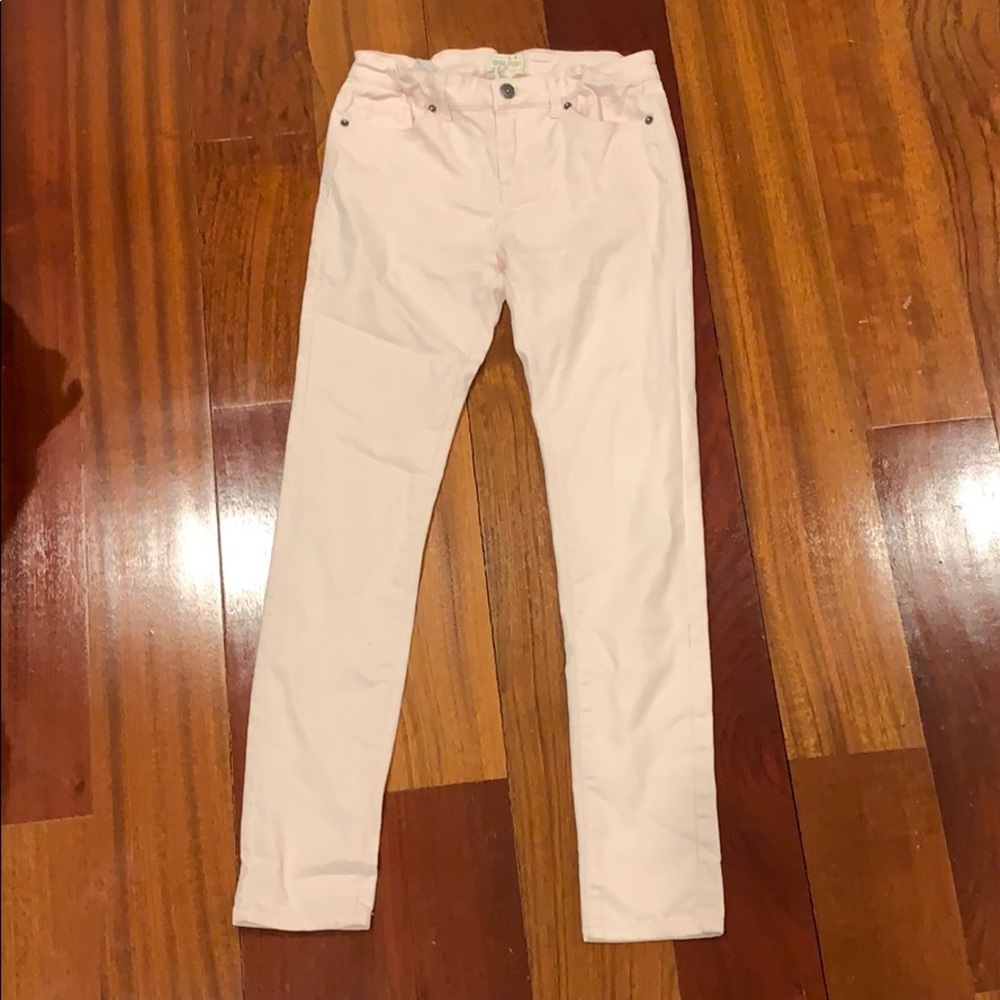Forever 21 girls pastel light pink pants